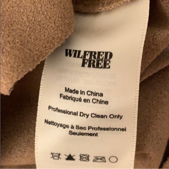 Wilfred Free Faux Suede Mini Skirt - Picture 5 of 6